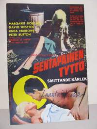 Sentapainen tyttö - Smittande kärlek -elokuvajuliste, Margaret-Rose Keil, David Weston, Gerald O'Hara