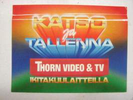 Katso ja tallenna Thorn video & tv -tarra
