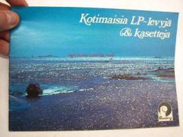 Finnlevy kotimaisia LP-levyjä & kasetteja 1978 -myyntiluettelo