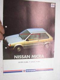 Nissan Micra 1.0 DX, 1.0 GL -myyntiesite