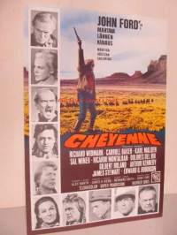 Cheyenne -elokuvajuliste, John Ford, Richard Widmark, Carroll Baker