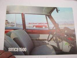 Simca 1500 -myyntiesite