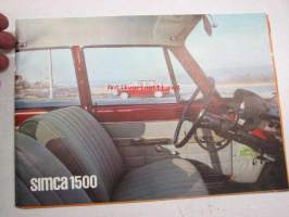 Simca 1500 -myyntiesite