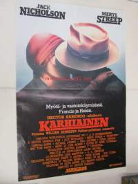 Karhiainen - Järngräs -elokuvajuliste, Jack Nicholson, Meryl Streep, Hector Babenco