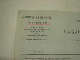 Georg Sjödahl, Helsinki / Niilo Tunturi, Turku, 13.5.1930 -asiakirja