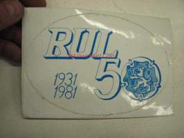 RUL 1931-1981 50 -tarra