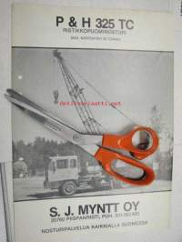 P&H 325 TC autonosturi -esite