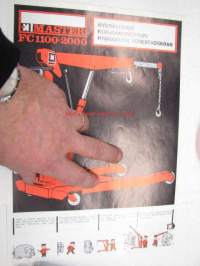 Mini Master FC 1100-2000 hydraulinen korjaamonosturi -myyntiesite