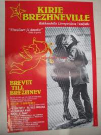 Kirje Brezhneville - Brevet till Brezhnev -elokuvajuliste, Peter Firth, Alfred Molina, Alexandra Pigg, Chris Bernhard