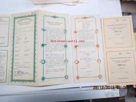 Bedford PCV / GM tarkastus- ja voitelukupongit, takuumääräyksiä