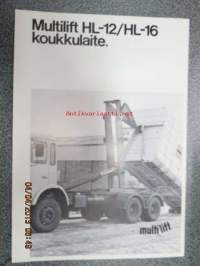 Multilift HL-12/HL-16 koukkuvaihtolaite -myyntiesite