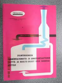 Kaukas Oy - Valmet sylinterikoneen lämmöntalteenotto- ja ilmastointilaitteiden käyttö- ja huolto-ohjeet sekä varaosaluettelo
