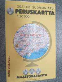 Suomusjärvi 2023 08 Peruskartta 1:20 000
