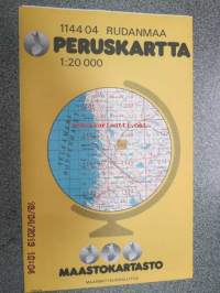 Rudanmaa 1144 04 Peruskartta 1:20 000