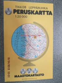 Leppäruhka 1144 08 Peruskartta 1:20 000