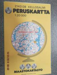 Tehinselkä 2143 08 Peruskartta 1:20 000