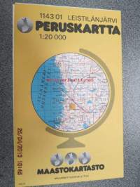 Leistilänjärvi 1143 01 Peruskartta 1:20 000