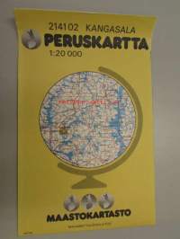 Kangasala 2141 02 Peruskartta 1:20 000