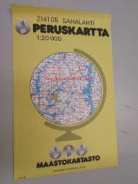 Sahalahti 2141 05 Peruskartta 1:20 000