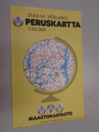 Vesijako 2143 04 Peruskartta 1:20 000
