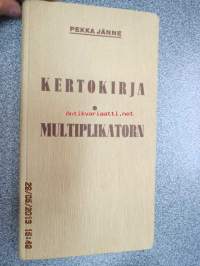 Kertokirja (tilitystaulukoita) - Multiplikatorn tabeller för likvidberäkning