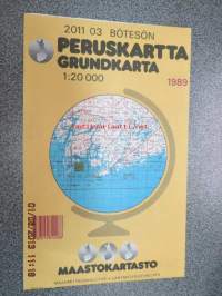 Bötesön 2011 03 Peruskartta / Grundkarta 1:20 000