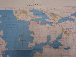 Vesijako 2143 04 Peruskartta 1:20 000