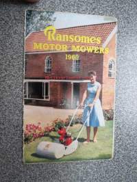 Ransomes Motor Mowers 1960 -myyntiesite