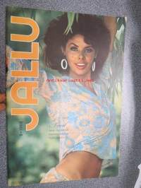 Jallu 1966 nr 9 sis. mm. seur. artikkelit / kuvat; Kansikuva Gloria Paul, Tyttö miestä myöten, Akateemista eli mitä Helsingin opiskelijatytöistä kerrotaan,