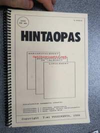 Hintaopas 1988 / Sarjakuvalehdet ja -albumit / Lukulehdet (T:mi Vuosikerta)