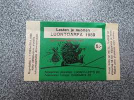 Lasten ja nuorten luontoarpa 1989