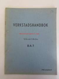 Peugeot verkstadshadbok växellåda BA7