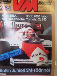 Vauhdin maailma 1984 nr 12 -mm. F1 Maailma, Formula Ford festival, F-2 historia, Enzo Ferrari, AS PM, SM ralli Teboil, KTM 600 GS, Kawasaki 550, Mitsubishi Galant