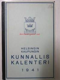 Helsingin kaupungin  kunnalliskalenteri 1941