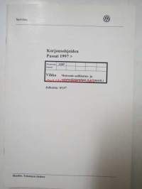 Korjausohjeiden Volkswagen Passat 1997>, Motronic-suihkutus- ja sytyytysjärjestelmä (1.6 l moott.), moottorin tunnus ADP.