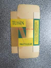 Fazer Tussin -käyttämätön, tyhjä karamelliaski 1930-luvulta