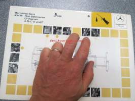 Mercedes-Benz LP 608 400-1F Schmierplan / Voitelukaavio