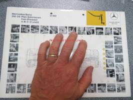 Mercedes-Benz O 302 250-2E Schmierplan / Voitelukaavio