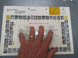 Mercedes-Benz LPS 2020 910-1I Plan Fahrgestell und Karosserie -rakennepiirustus