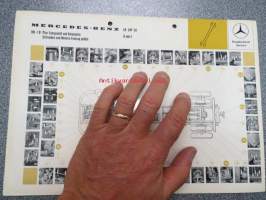 Mercedes-Benz LA - LAP - LG A und E 910-1 B Plan Fahrgestell und Karosserie - Schrauben ind Muttern Festzug prüfen -rakennepiirustus