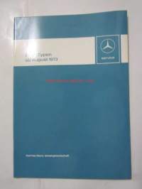 Daimler-Benz PKW-Typen ab August 1973