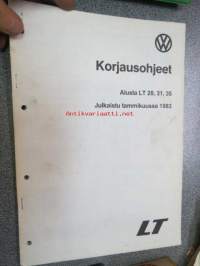 Volkswagen LT 28, 31, 35 Alusta, julkaistu tammikuussa 1983 -korjaamokirjasarjan osa