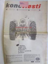 Koneviesti 1963 nr 17 -mm Varsinainen metsäojakaivuri, Maatalousnäyttelyistä, Nuijamaalle kuormattiin soraa, Sokerijuurikkaan korjuukneita, Traktorikantamme,