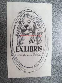 Ex Libris Kristiina ? -kirjanomistamerkki