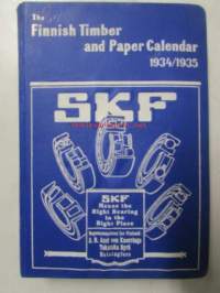 Finnish Timber and Paper Calendar 1934-35 -kalenteri / vuosikirja