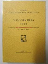 Suomen Paperi-insinöörien Yhdistyksen vuosikirja 1952