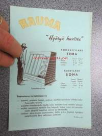 Rauma tomaattilava Irma, kasvilava Soma -myyntiesite