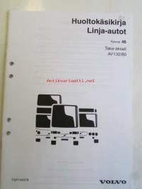 Volvo Linja-autot Huoltokäsikirja, ryhmä 46, Taka-akseli AV 132/80