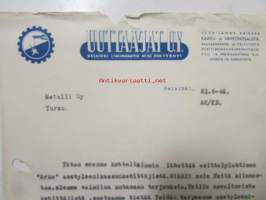 Uuttaajat O.Y. Helsinki 21.5-46 - asiakirja