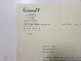 Kummos Oy, Pitäjänmäki 11.8. 1947 -asiakirja